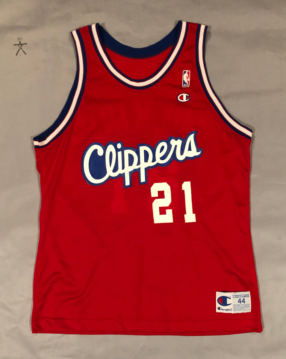 Champion, Shirts, Vintage La Clippers Basketball Jersey And Hat