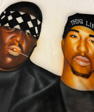 Vintage Tupac Biggie Graffiti Rap Tee