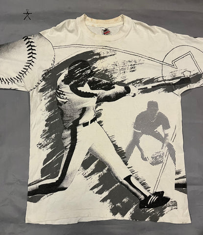 Vintage Baseball All Over Print Shirt